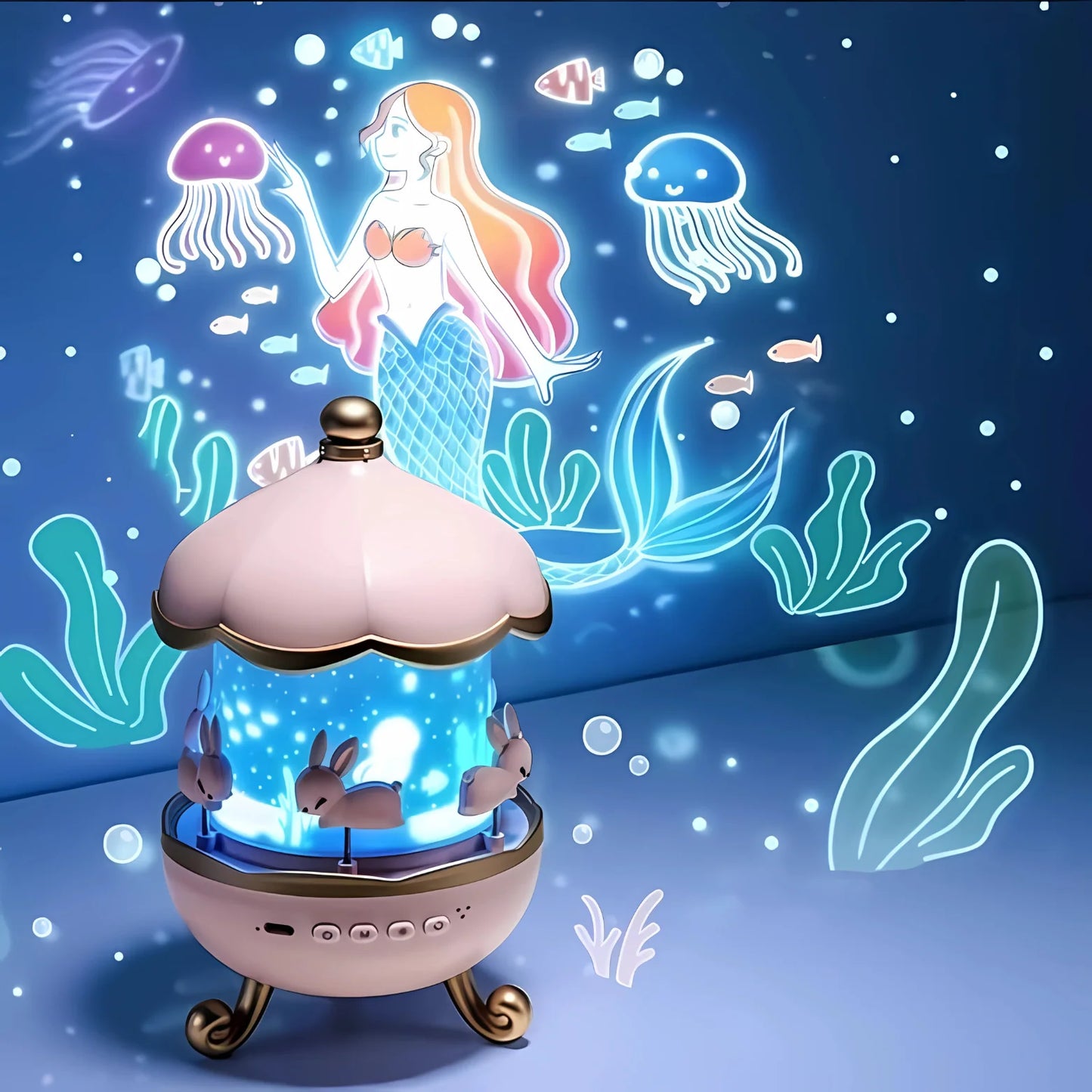 Whimsical Rabbit Projector