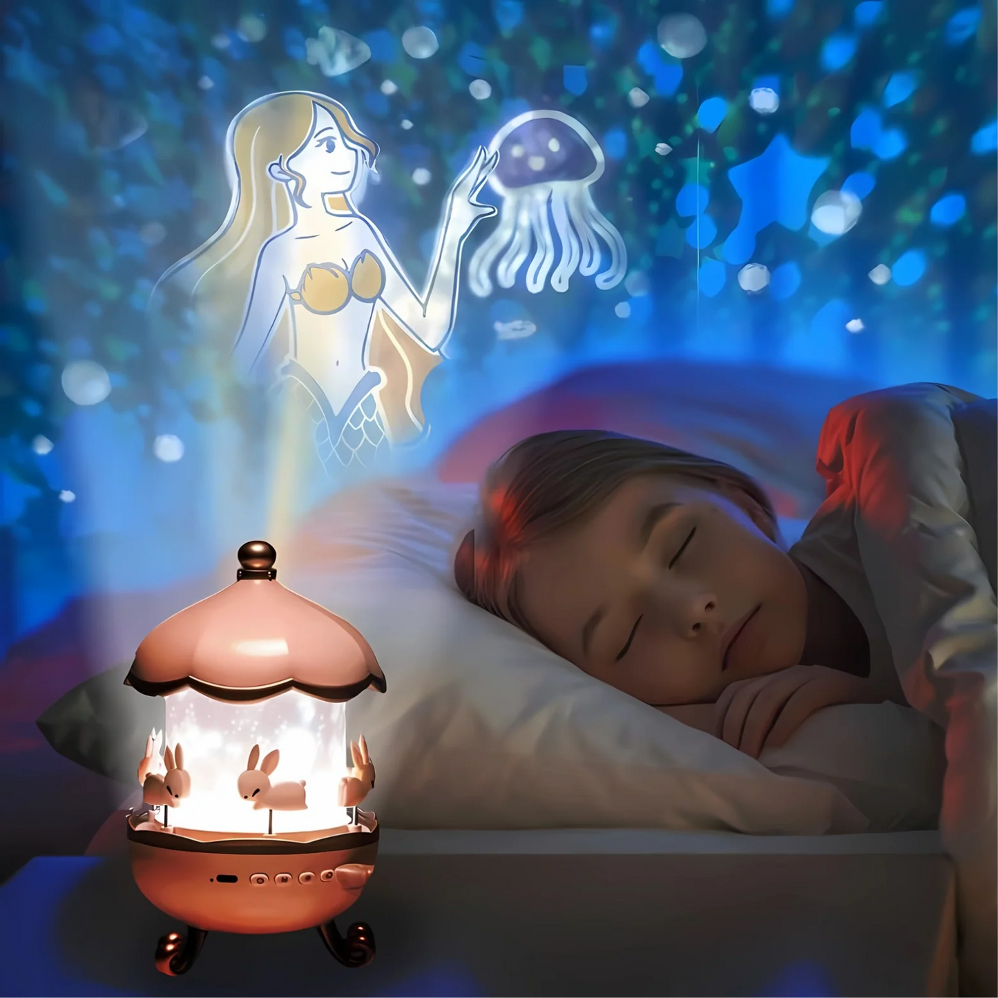 Whimsical Rabbit Projector