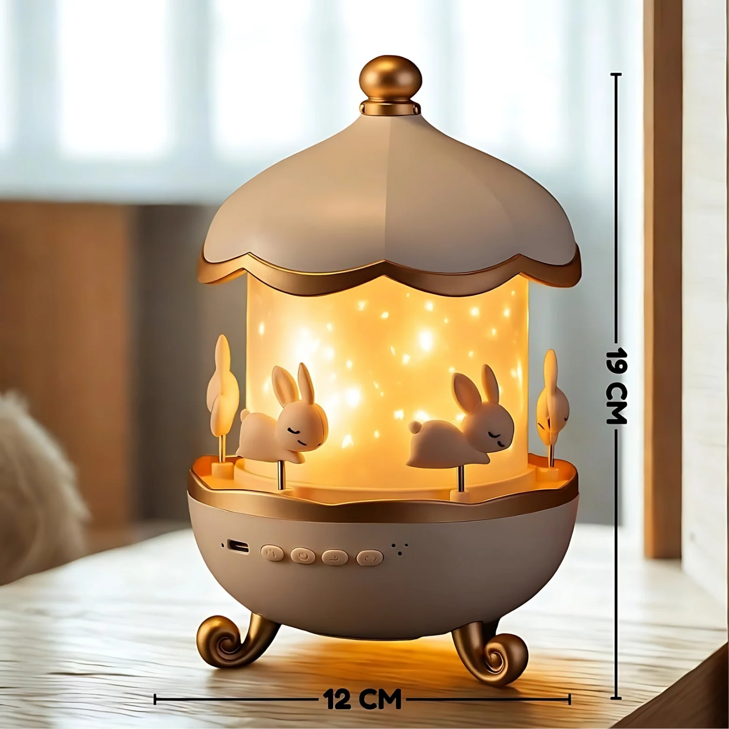 Whimsical Rabbit Projector